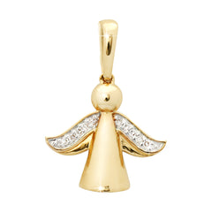 Pendant Angel Diamond pendant made of yellow gold