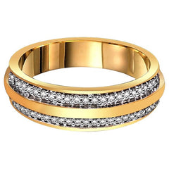 Ring Wedding Diamond ring made of yellow gold