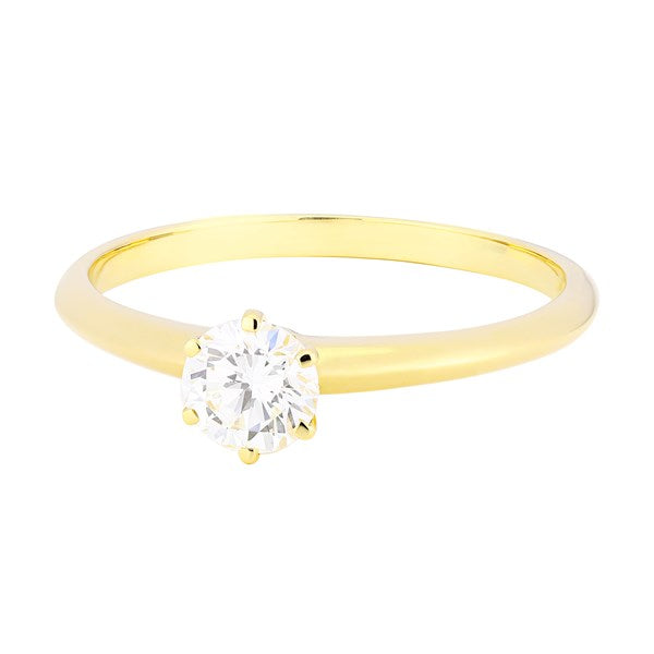 Ring R-41713-YG Diamond ring made of yellow gold