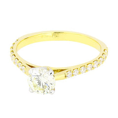 Ring R-37170-YG Diamond ring made of yellow gold