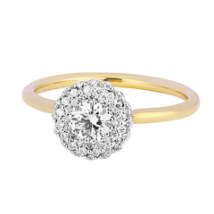 Ring R-42897-YG Diamond ring made of yellow gold