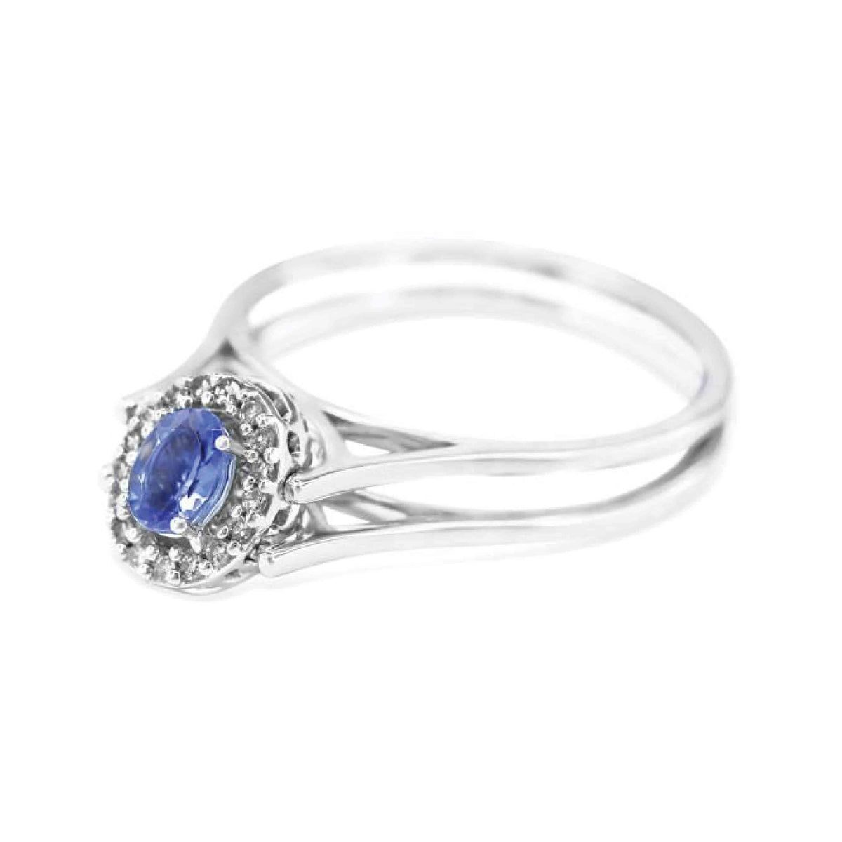 Ring Siiri Diamond ring made of white gold with Tanzanite