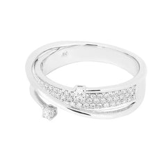 Ring R-30780-WG Diamond ring made of white gold