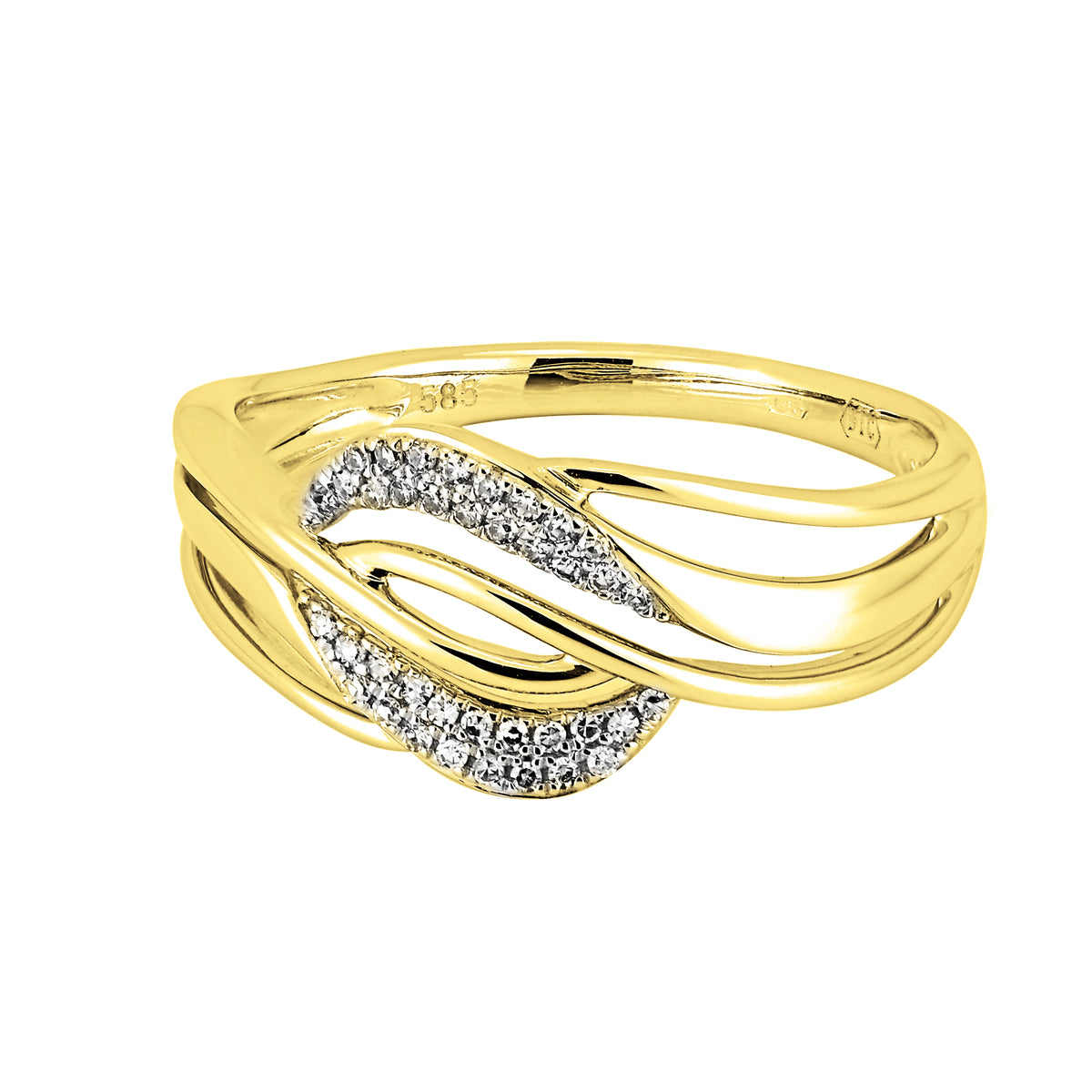 Ring Brynn Diamond ring made of yellow gold