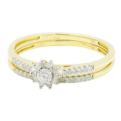 Ring Bridget Diamond ring made of yellow gold