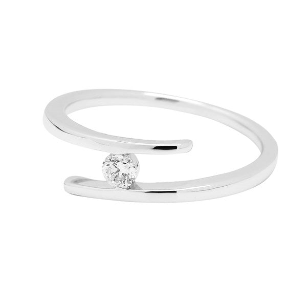 Ring R-58499-WG Diamond ring made of white gold