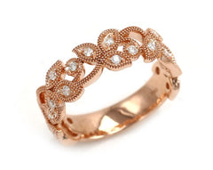 Ring R-35281-PG Diamond ring made of pink gold