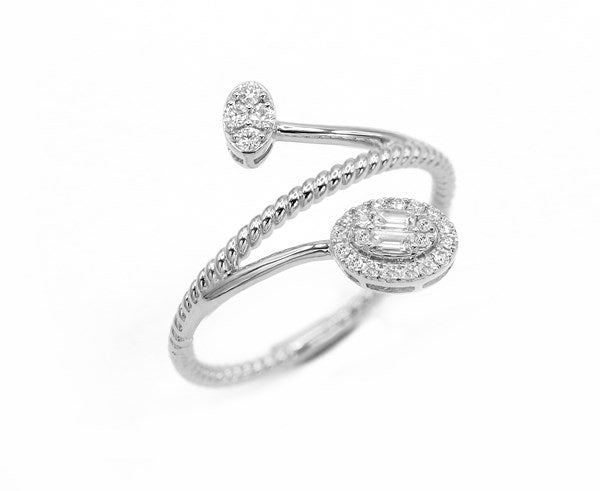 Ring R-42084-WG Diamond ring made of white gold