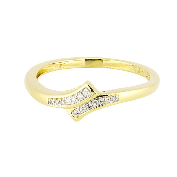 Ring Brianna Diamond ring made of yellow gold