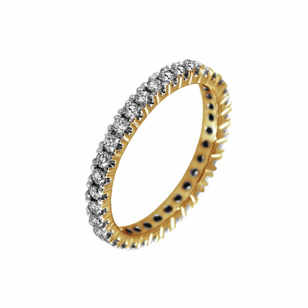 Ring Diamond rain Diamond ring made of yellow gold