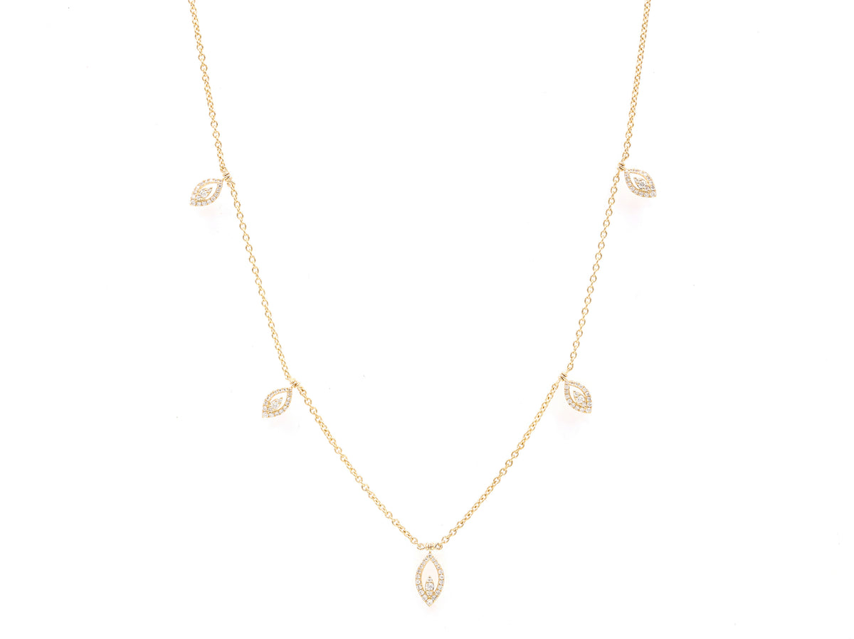 Necklace Ariana Diamond necklace made of yellow gold