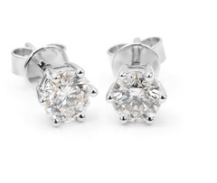 E-35100-WG Diamond earrings made of white gold