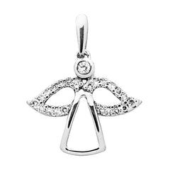 Pendant Angel Diamond pendant made of white gold